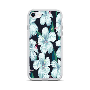 WHITE HIBISCUS iphone case