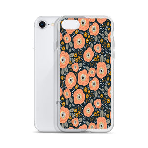 ORANGE FLOWERS iphone case