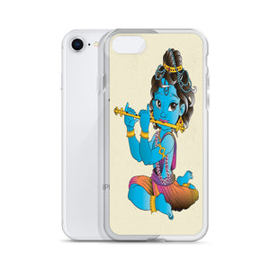 KRISHNA WITH HIS FLUTE iphone case