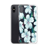 WHITE HIBISCUS iphone case
