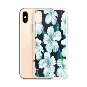 WHITE HIBISCUS iphone case