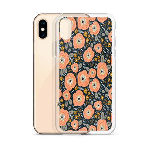 ORANGE FLOWERS iphone case