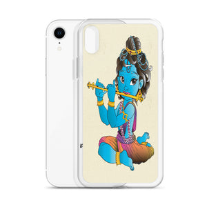 KRISHNA WITH HIS FLUTE iphone case