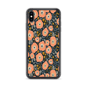 ORANGE FLOWERS iphone case