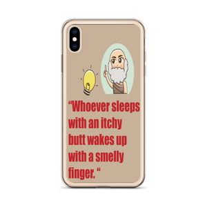 SMELLY FINGER iphone case