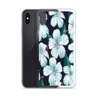 WHITE HIBISCUS iphone case
