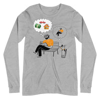 A DOG'S THINKING unisex tshirt full sleeve