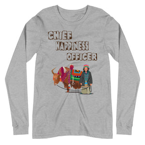 CHIEF HAPPINESS OFFICER WOMAN unisex tshirt full sleeve