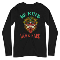 BE KIND WORK HARD unisex tshirt full sleeve
