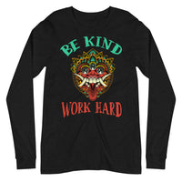 BE KIND WORK HARD unisex tshirt full sleeve
