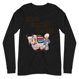 CHIEF HAPPINESS OFFICER MAN unisex tshirt full sleeve