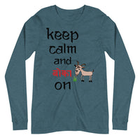 KEEP CALM AND BOKA ON unisex tshirt full sleeve
