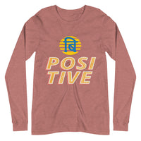 BE POSITIVE unisex tshirt full sleeve
