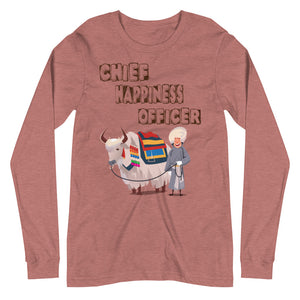 CHIEF HAPPINESS OFFICER MAN unisex tshirt full sleeve