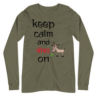 KEEP CALM AND BOKA ON unisex tshirt full sleeve
