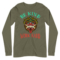 BE KIND WORK HARD unisex tshirt full sleeve
