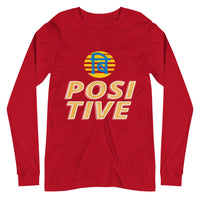 BE POSITIVE unisex tshirt full sleeve
