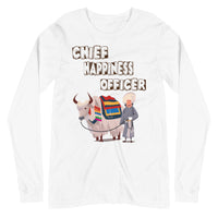 CHIEF HAPPINESS OFFICER MAN unisex tshirt full sleeve
