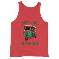 COUNTRY ROADS TAKE ME HOME unisex tanktop
