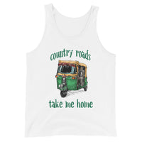 COUNTRY ROADS TAKE ME HOME unisex tanktop