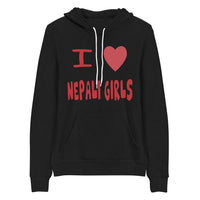 I LOVE NEPALI GIRLS unisex hoodie
