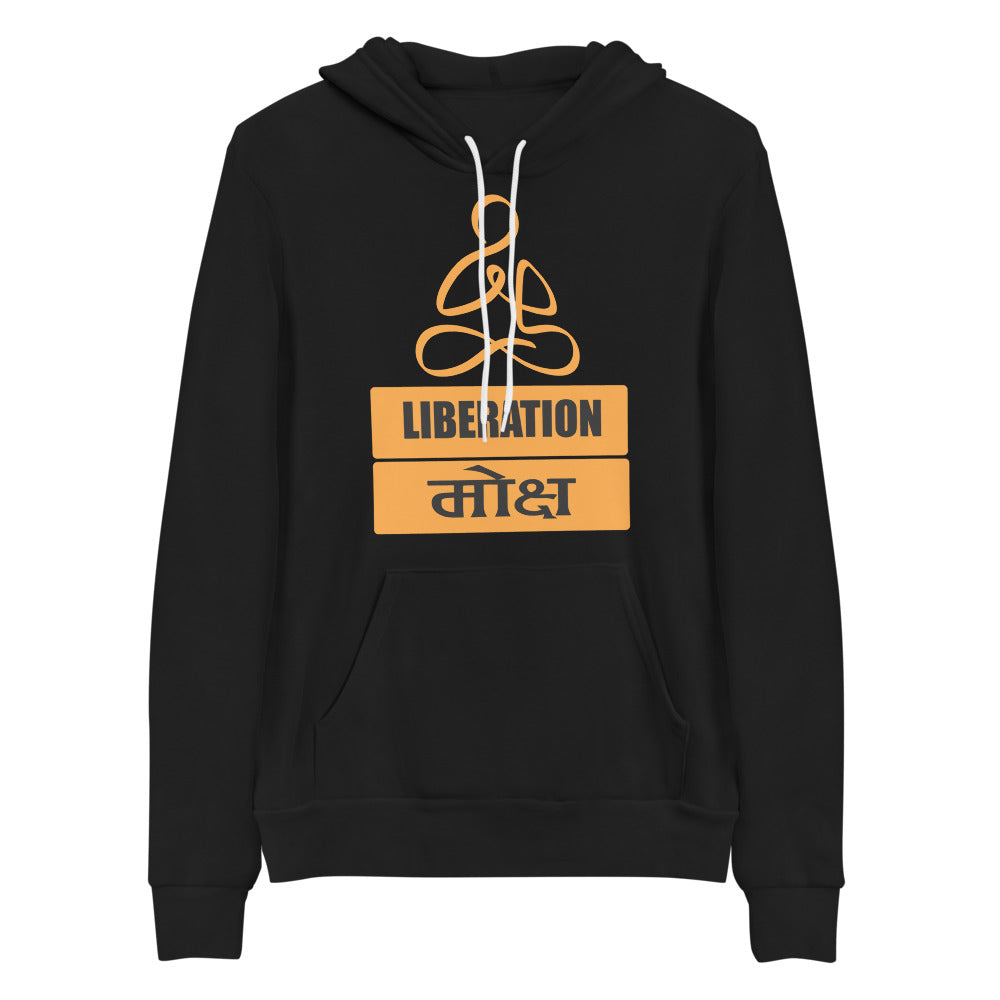 LIBERATION MOKSHA unisex hindi hoodie