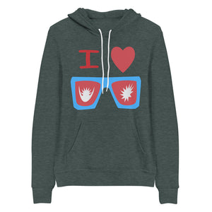 I LOVE NEPAL unisex hoodie