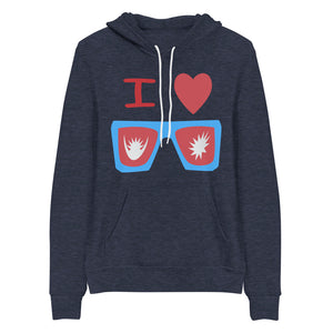 I LOVE NEPAL unisex hoodie