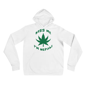 KISS ME I AM NEPALI unisex hoodie