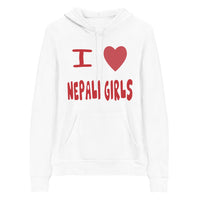 I LOVE NEPALI GIRLS unisex hoodie
