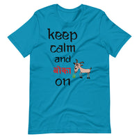 KEEP CALM AND BOKA ON unisex tshirt
