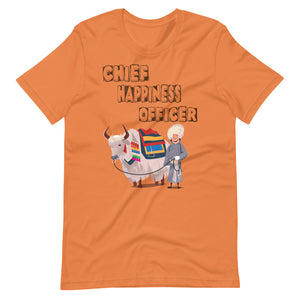 CHIEF HAPPINESS OFFICER MAN unisex tshirt