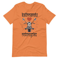 KATHMANDU LOVES MOTORCYCLES unisex tshirt
