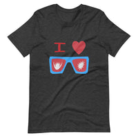 I LOVE NEPAL unisex tshirt
