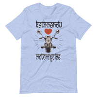 KATHMANDU LOVES MOTORCYCLES unisex tshirt
