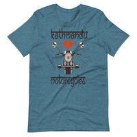 KATHMANDU LOVES MOTORCYCLES unisex tshirt