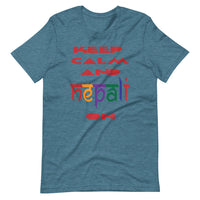 KEEP CALM AND NEPALI ON unisex tshirt
