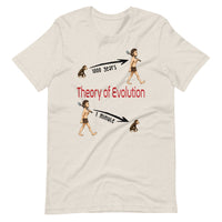 THEORY OF EVOLUTION unisex tshirt
