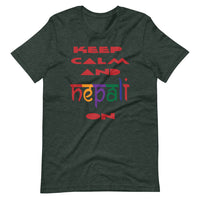 KEEP CALM AND NEPALI ON unisex tshirt
