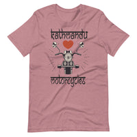 KATHMANDU LOVES MOTORCYCLES unisex tshirt
