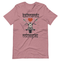 KATHMANDU LOVES MOTORCYCLES unisex tshirt