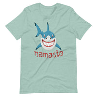 NAMASTE SHARK unisex tshirt
