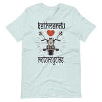 KATHMANDU LOVES MOTORCYCLES unisex tshirt