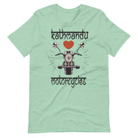 KATHMANDU LOVES MOTORCYCLES unisex tshirt
