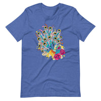 COLORFUL PEACOCK Unisex t-shirt
