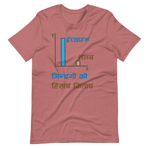 JINDAGI KO HISAB KITAB unisex tshirt