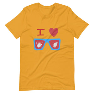 I LOVE NEPAL unisex tshirt