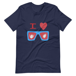 I LOVE NEPAL unisex tshirt