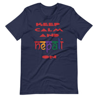 KEEP CALM AND NEPALI ON unisex tshirt
