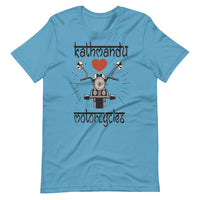 KATHMANDU LOVES MOTORCYCLES unisex tshirt
